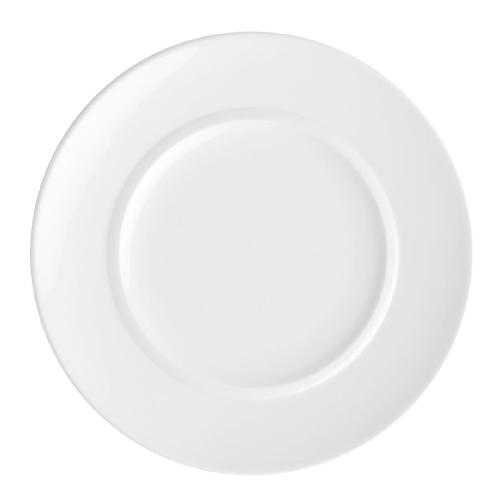 Royal Porcelain Classic Inner Rim Plate White - 230mm 9" (Box 12)