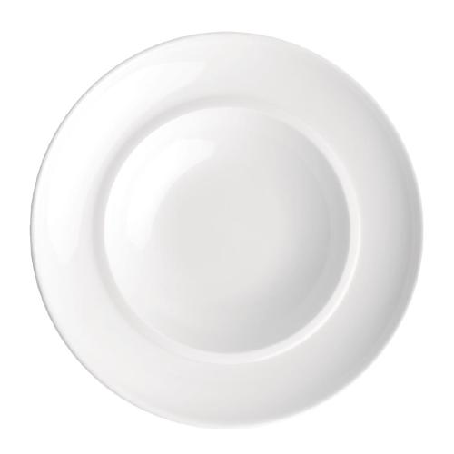 Royal Porcelain Classic Inner Rim Bowl White - 230mm 9" (Box 12)