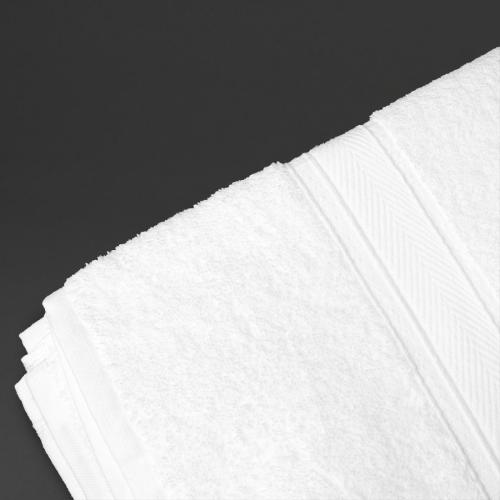 Luxury Savanna Towels White - Bath Sheet 100x178cm