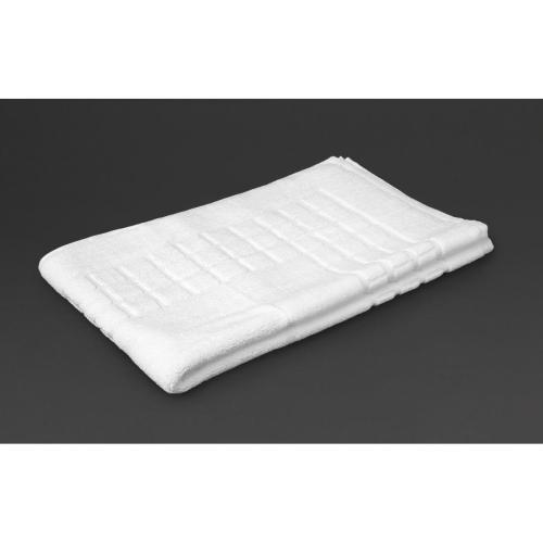 Luxury Savanna Towels White - Bath Mat 50x80cm