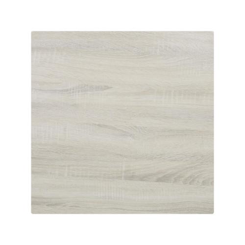 Bolero Square Table Top Whitewash - 700mm
