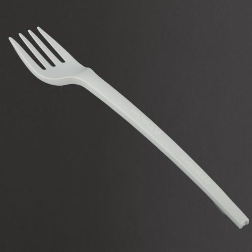 Vegware Compostable Fork Lightweight Natural (Pack 50)