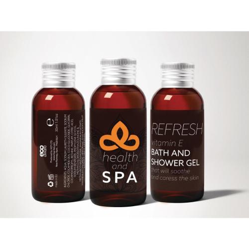 Health & Spa Bath & Shower Gel (Green Tea) - 30ml (Pack 50)