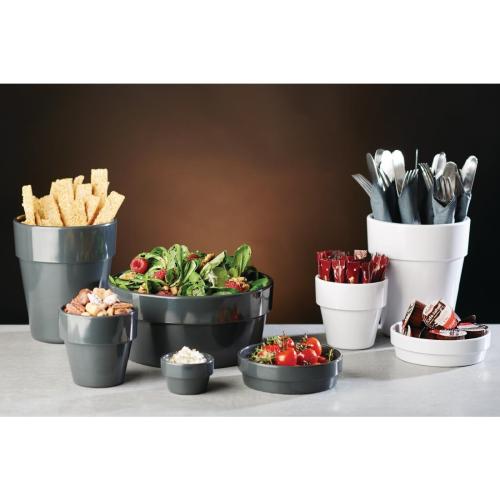 APS Flower Pot - 120mm 20ml White (B2B)