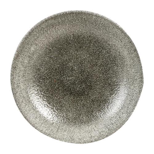 Churchill Studio Prints Raku Quartz Black Coupe Bowl 248mm 9.75"(Box 12)(Direct)
