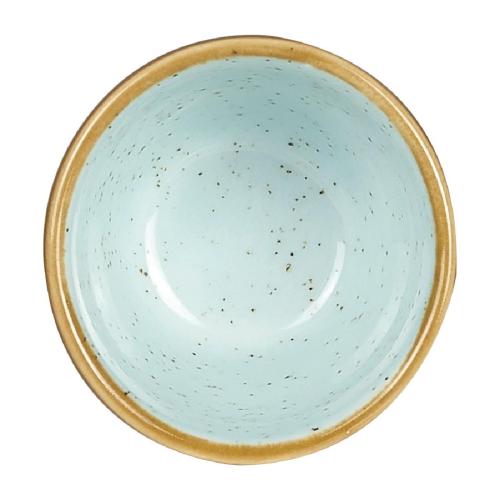 Churchill Stonecast Duck Egg Ripple Dip Pot - 59x50mm 2oz (Box 12) (Direct)