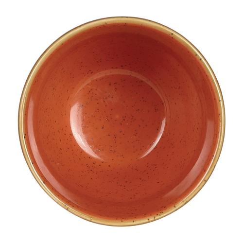 Churchill Stonecast Spiced Orange Ripple Chip Mug 95x83mm 10oz (Box 12) (Direct)
