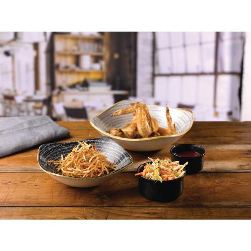 Churchill Studio Prints Homespun Charc Blck Squ Bwl235mm9.25"45oz(Box12)(Direct)