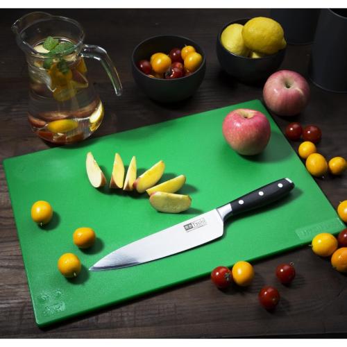 Hygiplas Anti-bacterial Low Density Chopping Board Green - 450x300x10mm