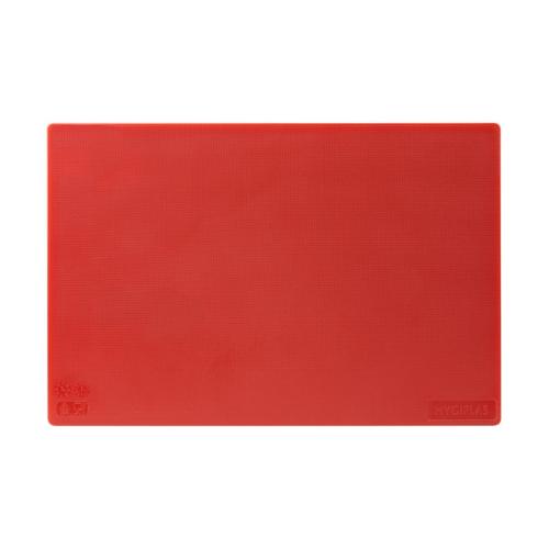 Hygiplas Anti-bacterial Low Density Chopping Board Red - 450x300x10mm