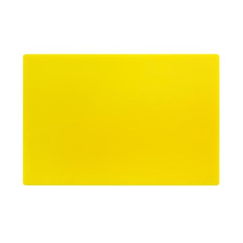 Hygiplas Anti-bacterial Low Density Chopping Board Yellow - 450x300x10mm