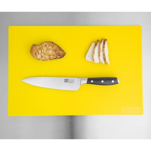 Hygiplas Anti-bacterial Low Density Chopping Board Yellow - 450x300x10mm