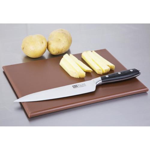 Hygiplas High Density Chopping Board Small Brown - 229x305x12mm