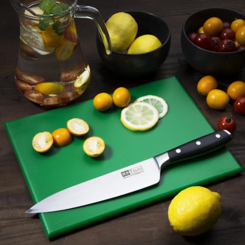 Hygiplas High Density Chopping Board Small Green - 229x305x12mm