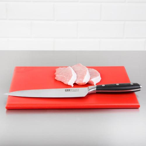 Hygiplas High Density Chopping Board Small Red - 229x305x12mm