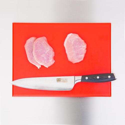 Hygiplas High Density Chopping Board Small Red - 229x305x12mm