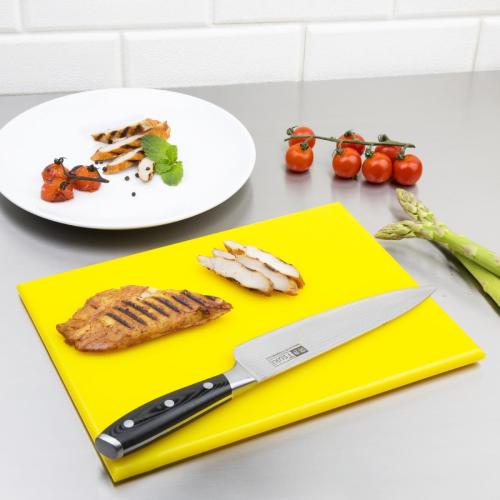 Hygiplas High Density Chopping Board Small Yellow - 229x305x12mm