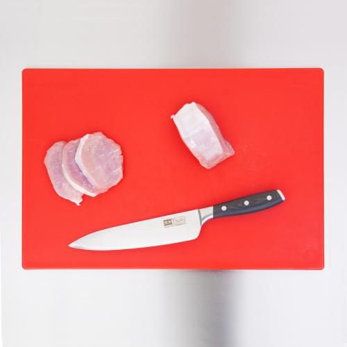 Hygiplas Low Density Chopping Board Red - 600x450x20mm