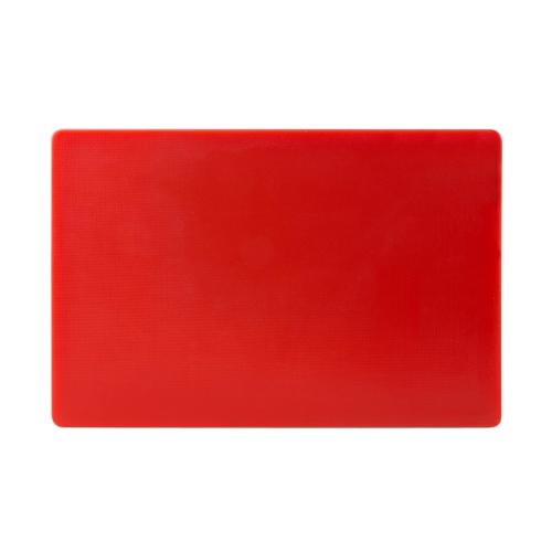 Hygiplas Low Density Chopping Board Red - 600x450x20mm