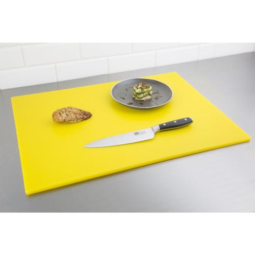 Hygiplas Low Density Chopping Board Yellow - 600x450x10mm