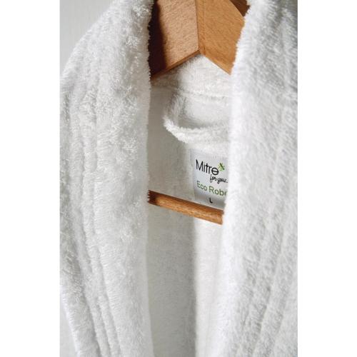 Eco Bathrobes White 400gsm - Large
