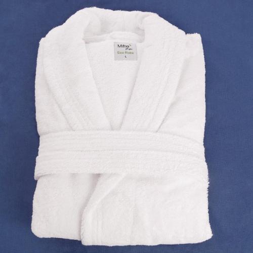 Eco Bathrobes White 400gsm - Large