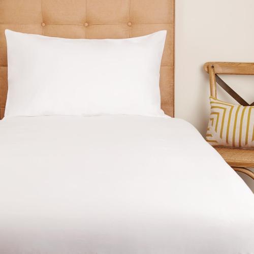 Eco Linen - Duvet Covers Open White - Single - 147x213cm