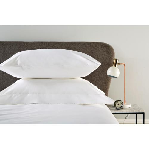 Eco Linen - Pillowcase White - Housewife 52x78cm (PAIR)