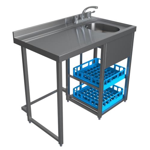 Parry Modular Bar Glass Wash Station - 1000mm MB-GS4 (Direct)