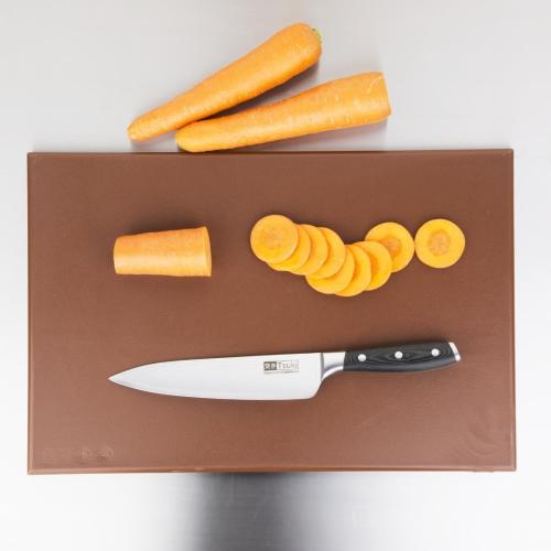 Hygiplas High Density Chopping Board Brown - 450x300x12mm 17 3/4x12x1/2"