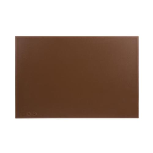 Hygiplas High Density Chopping Board Brown - 450x300x12mm 17 3/4x12x1/2"