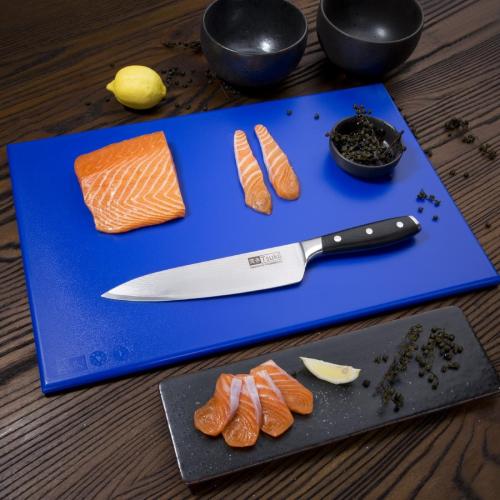 Hygiplas High Density Chopping Board Blue - 450x300x12mm 17.75x12x0.5"