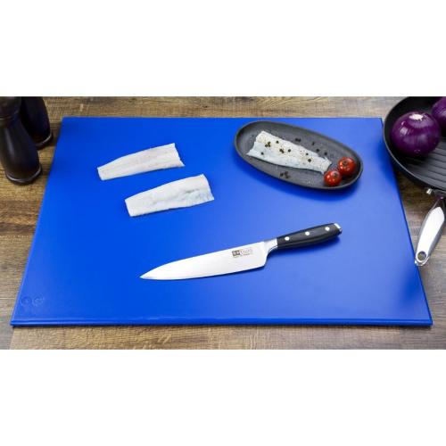 Hygiplas High Density Chopping Board Blue - 600x450x12mm 23.5x17.75x0.5"