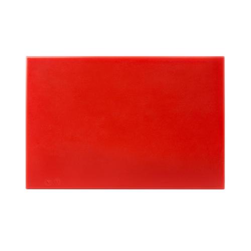 Hygiplas High Density Chopping Board Red - 450x300x12mm 17.75x12x0.5"