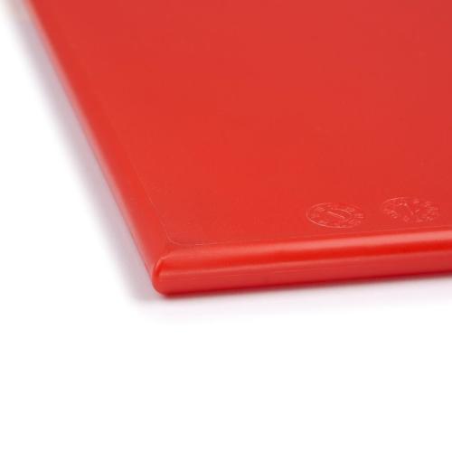 Hygiplas High Density Chopping Board Red - 450x300x12mm 17.75x12x0.5"