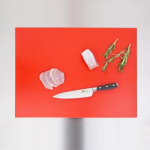 Hygiplas High Density Chopping Board Red - 600x450x12mm 23 1/2x17 3/4x1/2"