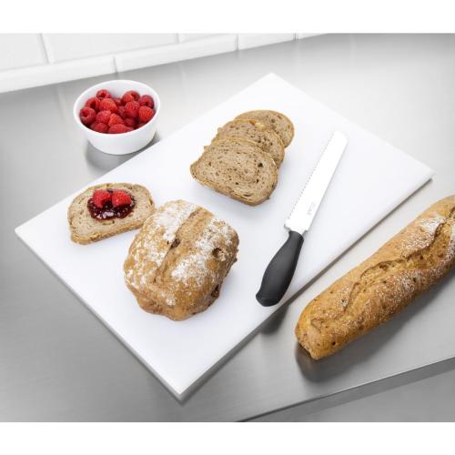 Hygiplas High Density Chopping Board White - 450x300x12mm 17 3/4x12x1/2"