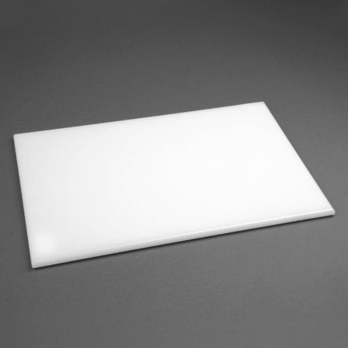 Hygiplas High Density Chopping Board White - 450x300x12mm 17 3/4x12x1/2"