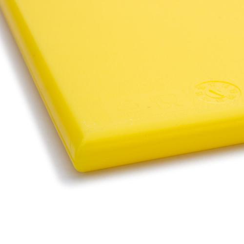 Hygiplas High Density Chopping Board Yellow - 450x300x12mm 17.75x12x0.5"