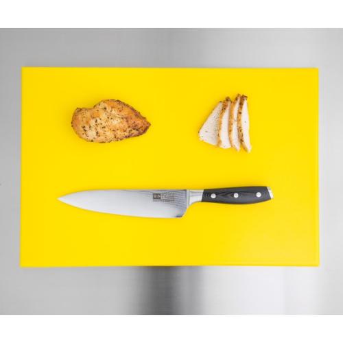 Hygiplas High Density Chopping Board Yellow - 450x300x12mm 17.75x12x0.5"
