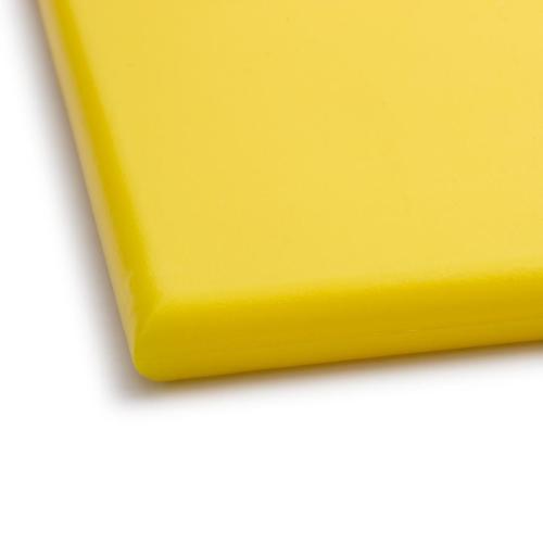 Hygiplas High Density Chopping Board Yellow - 600x450x12mm 23.5x17.75x0.5"