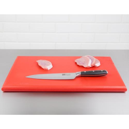 Hygiplas High Density Chopping Board Red - 18x12x1"