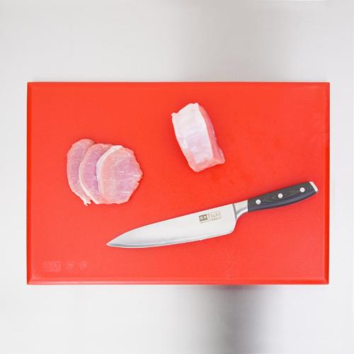 Hygiplas High Density Chopping Board Red - 18x12x1"