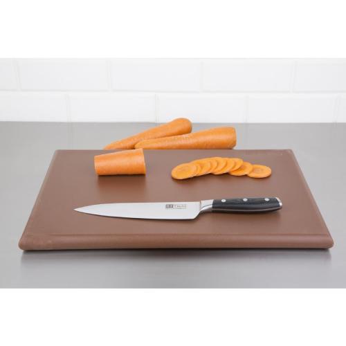 Hygiplas High Density Chopping Board Brown - 18x12x1"