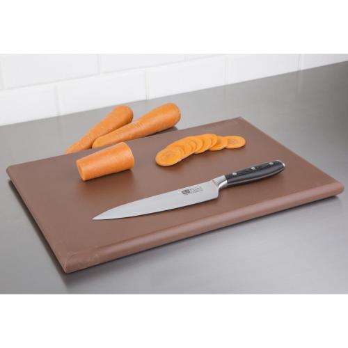 Hygiplas High Density Chopping Board Brown - 18x12x1"