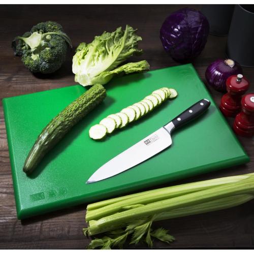 Hygiplas High Density Chopping Board Green - 18x12x1"