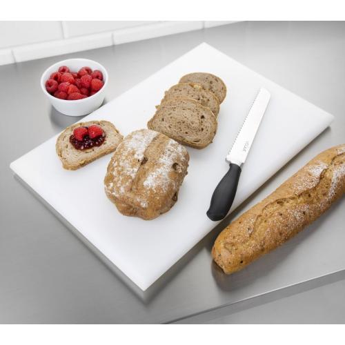 Hygiplas High Density Chopping Board White - 18x12x1"