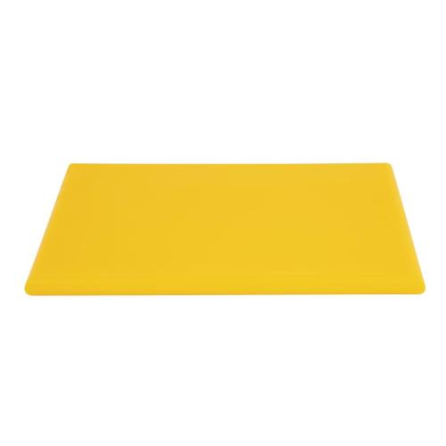 Hygiplas High Density Chopping Board Yellow - 18x12x1"