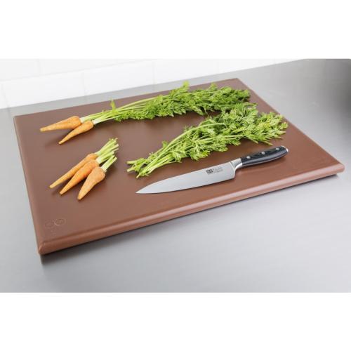Hygiplas High Density Chopping Board Brown - 24x18x1"