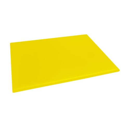 Hygiplas High Density Chopping Board Yellow - 24x18x1"